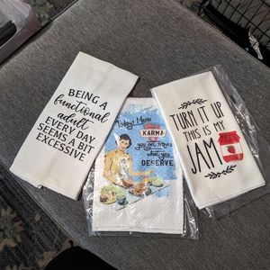 Funny Dishtowel Trio